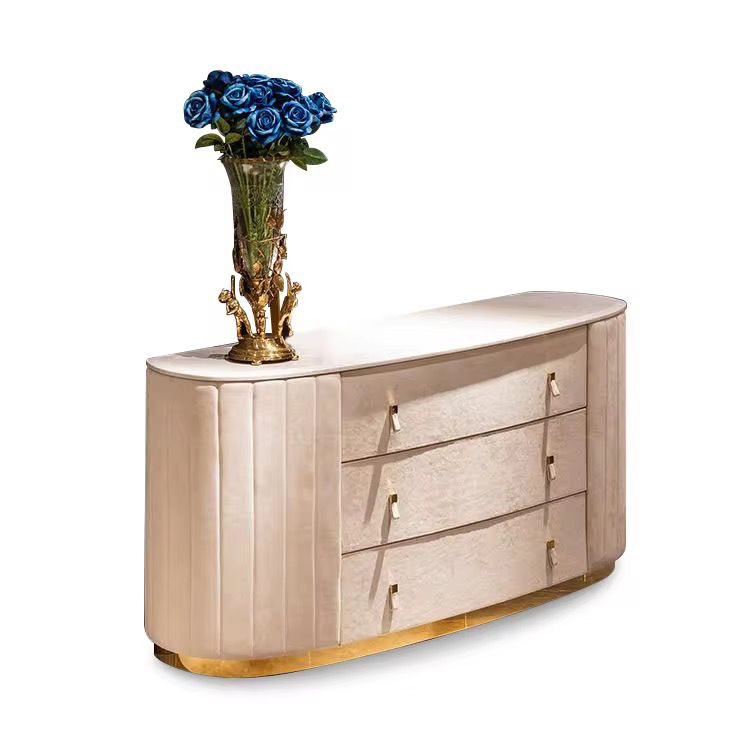 Modern Dresser Italian Bedroom Furniture 3 - 9 Drawer Solid Wooden Marble Luxury Design Cabinet