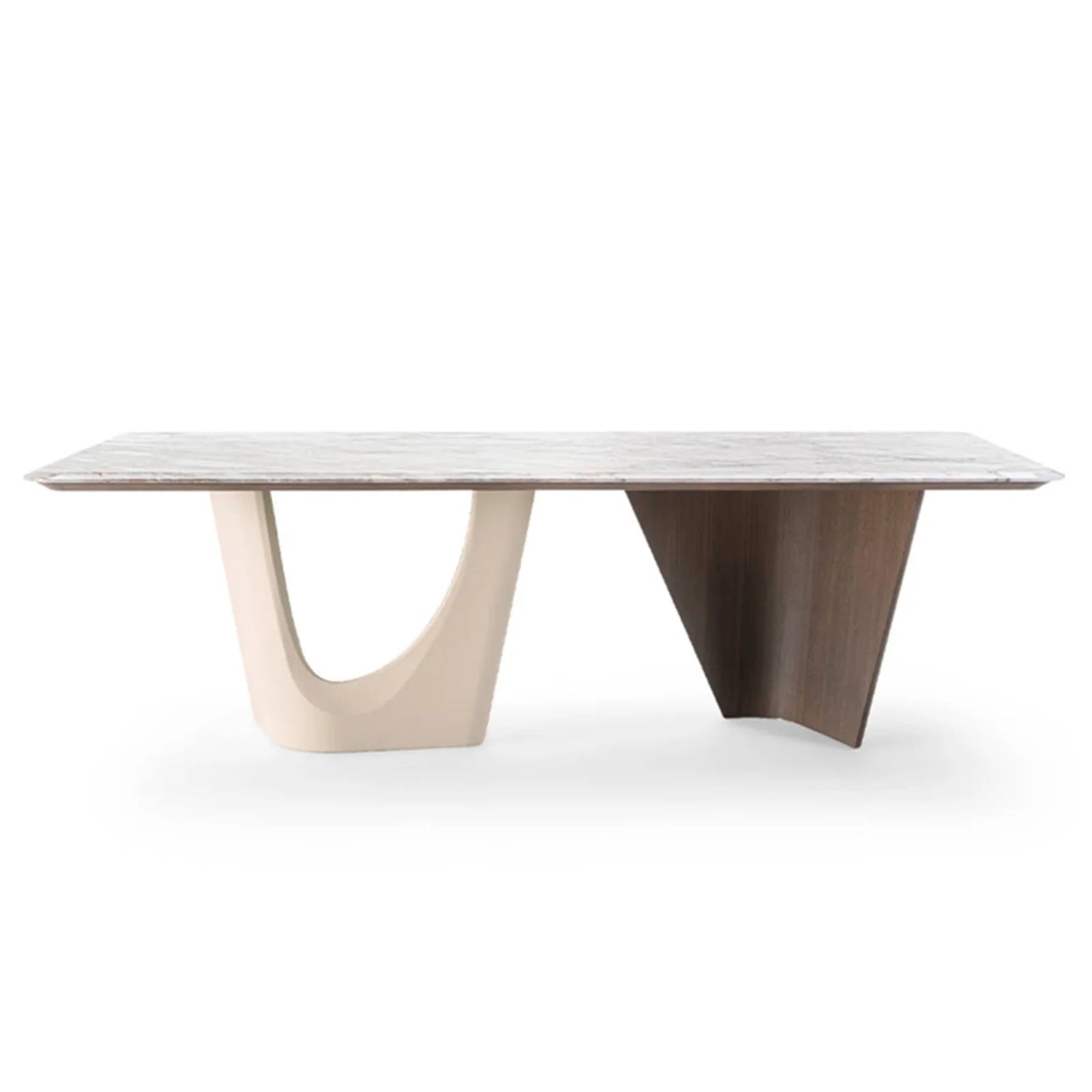 Modern Luxury Square Marble Dining Table - 6-Seater Minimalist Italian Design