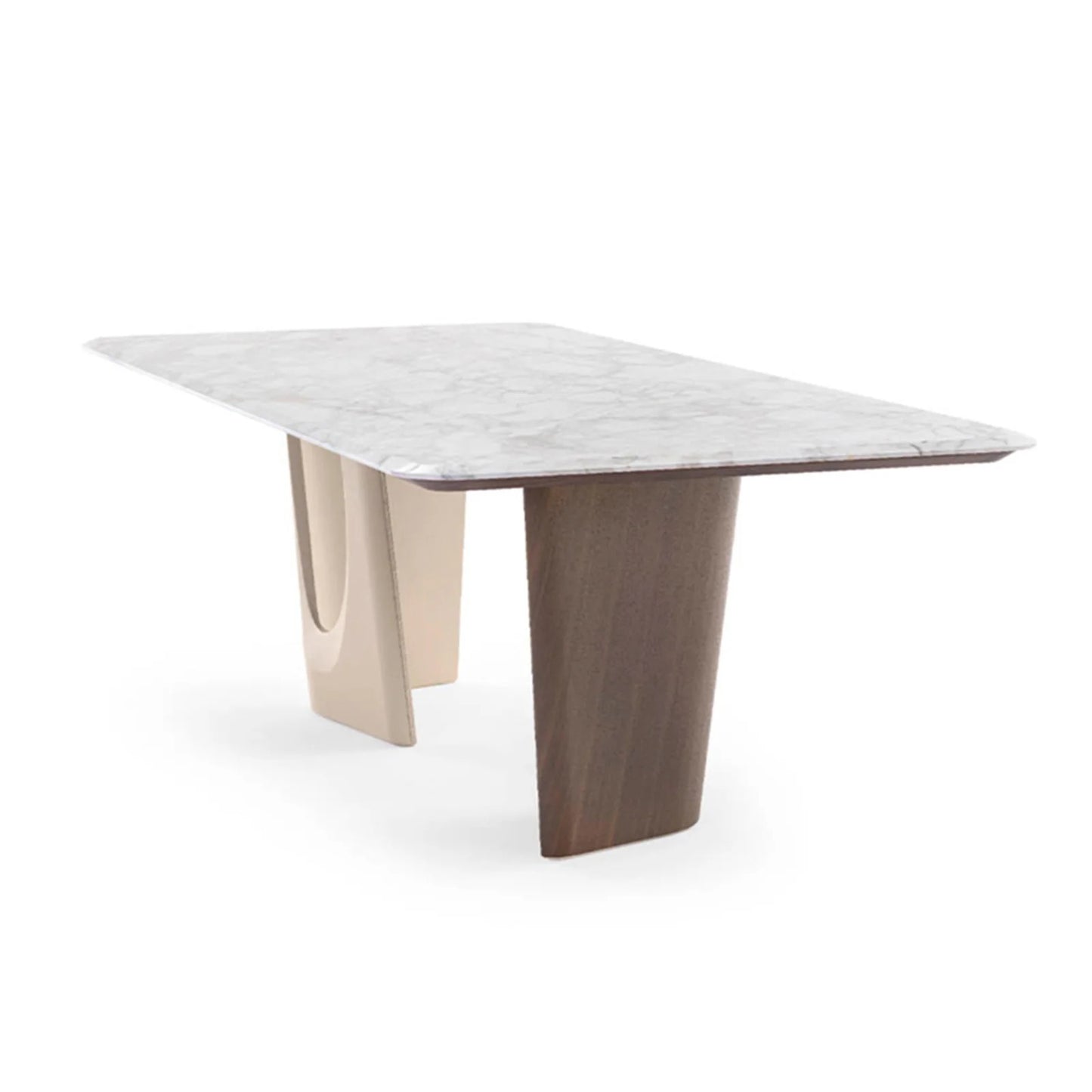 Modern Luxury Square Marble Dining Table - 6-Seater Minimalist Italian Design