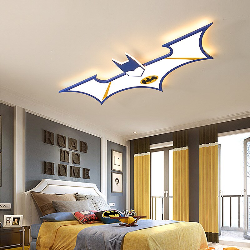 Children's Room Lighting Modern Batman Ultra-Thin Kids Room Lights