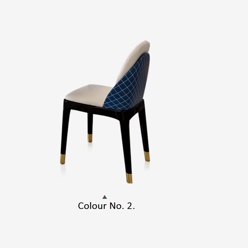 Dining Room Chairs Sets Modern Style Leather Esszimmerstühle Solid Wood Base Chairs