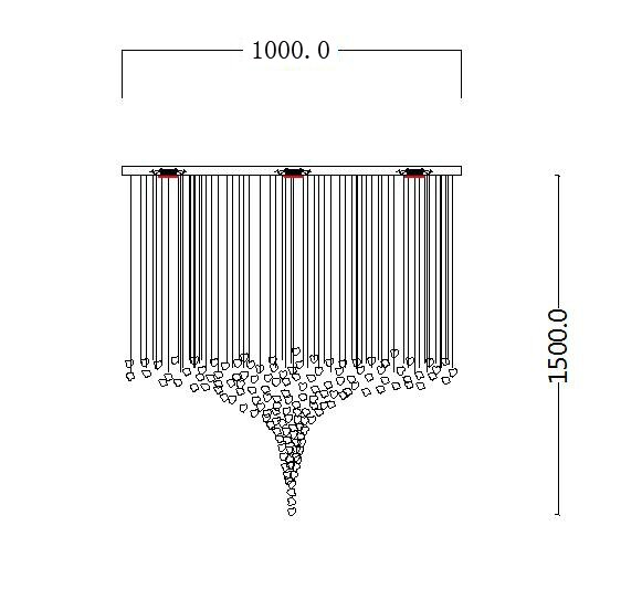 Lustre en pierre cristal, grand escalier moderne, luminaires Led suspendus, lustres