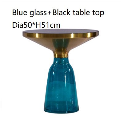 Luxury Round Glass Coffee Table, Customizable Modern Design