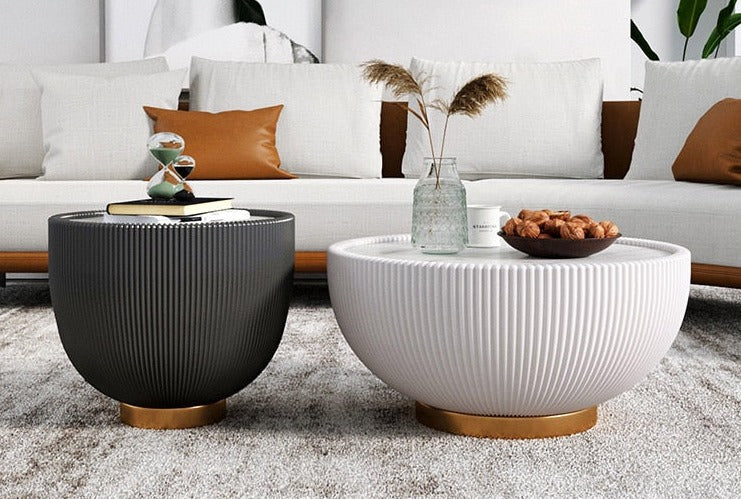 Coffee Tables Home Round Creative Designer Couchtisch Set Side Tables Set