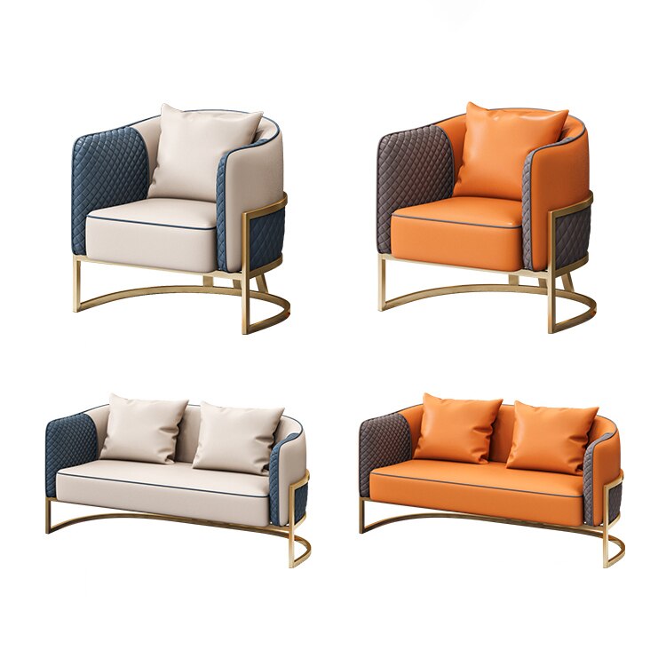 Sofa Sets Nordic Living Room Hotel Lobby Leisure Table Sets