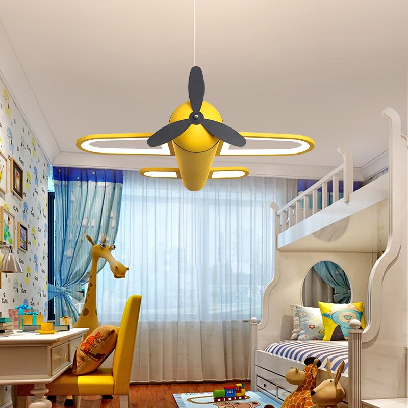 Children's Room Lighting Led Airplane Nordic Modern Kids Room Lights