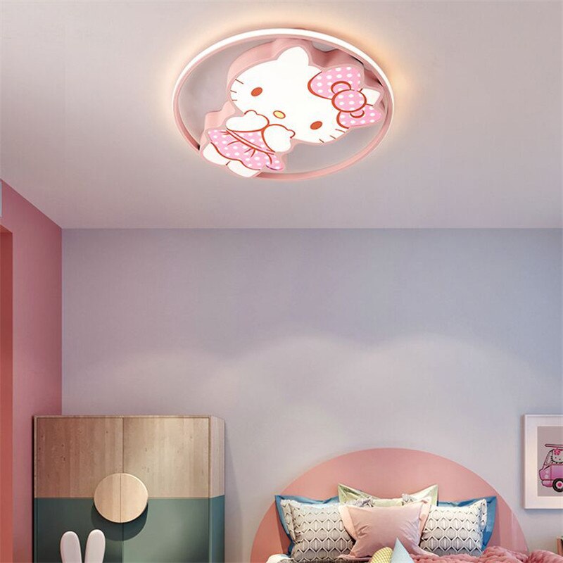 Children's Room Lighting Kawaii Room Decor Led Pink Cartoon Kids Lights