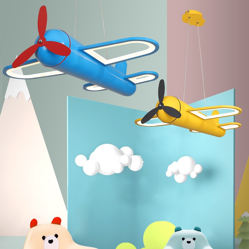 Children's Room Lighting Led Airplane Nordic Modern Kids Room Lights