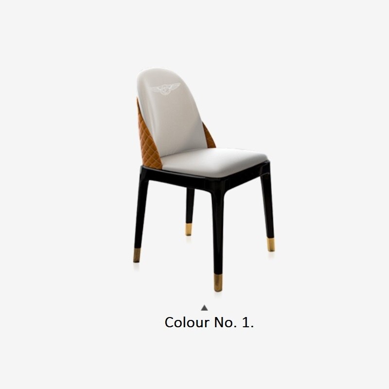 Dining Room Chairs Sets Modern Style Leather Esszimmerstühle Solid Wood Base Chairs