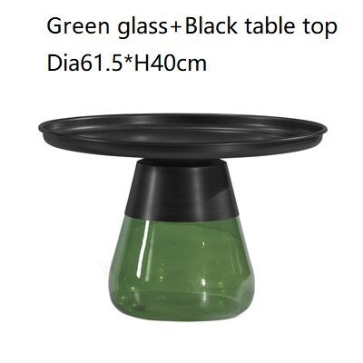 Luxury Round Glass Coffee Table, Customizable Modern Design