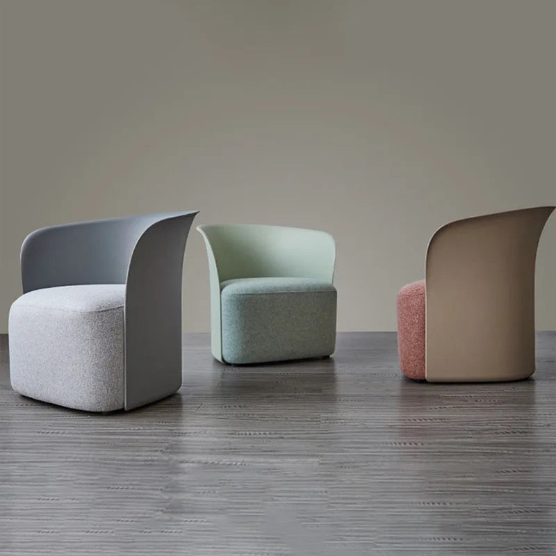 Velvet Italian Design Dining Chair - Minimalist, Lightweight, Custom