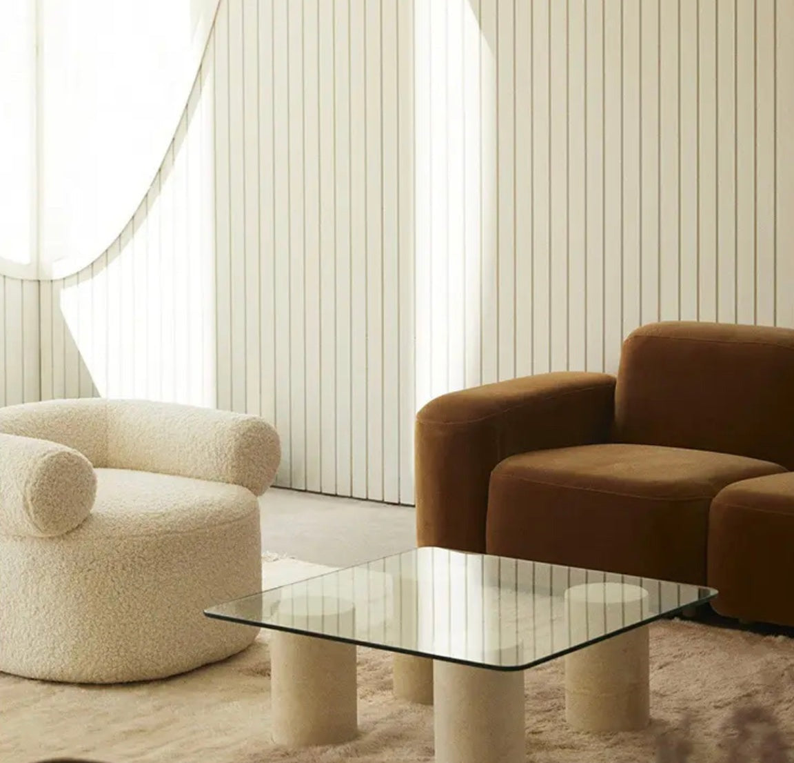 Canapé chaise design salon velours canapé chaises