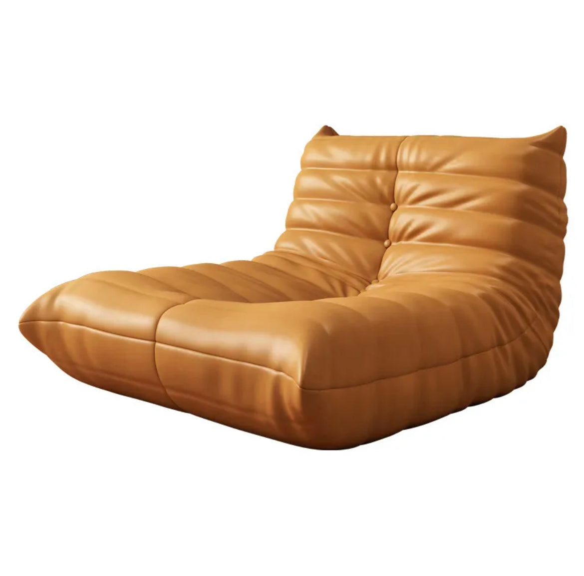 Italian Leather Chaiselongue Chair - Luxury, Customizable
