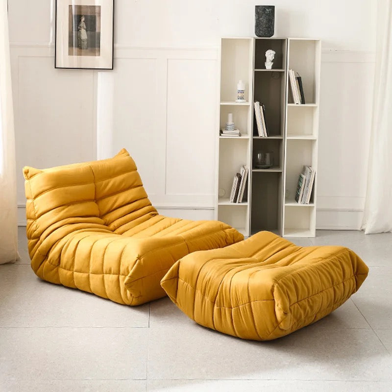 Italian Leather Chaiselongue Chair - Luxury, Customizable