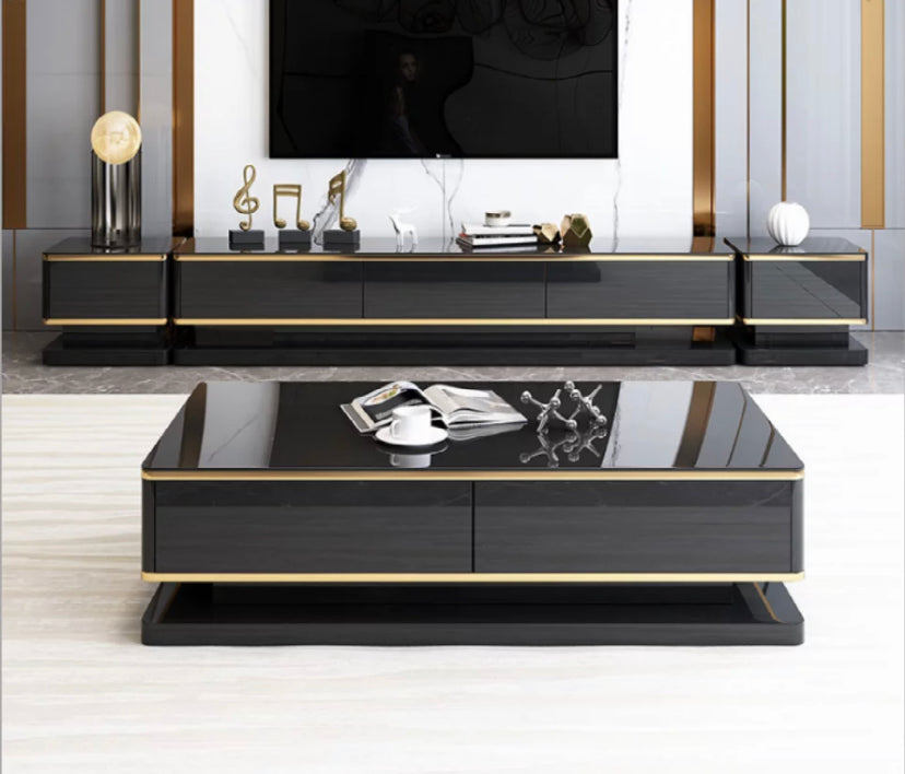 Conjuntos de soportes para TV, muebles modernos para gabinete de pared para TV, soporte para TV de madera maciza
