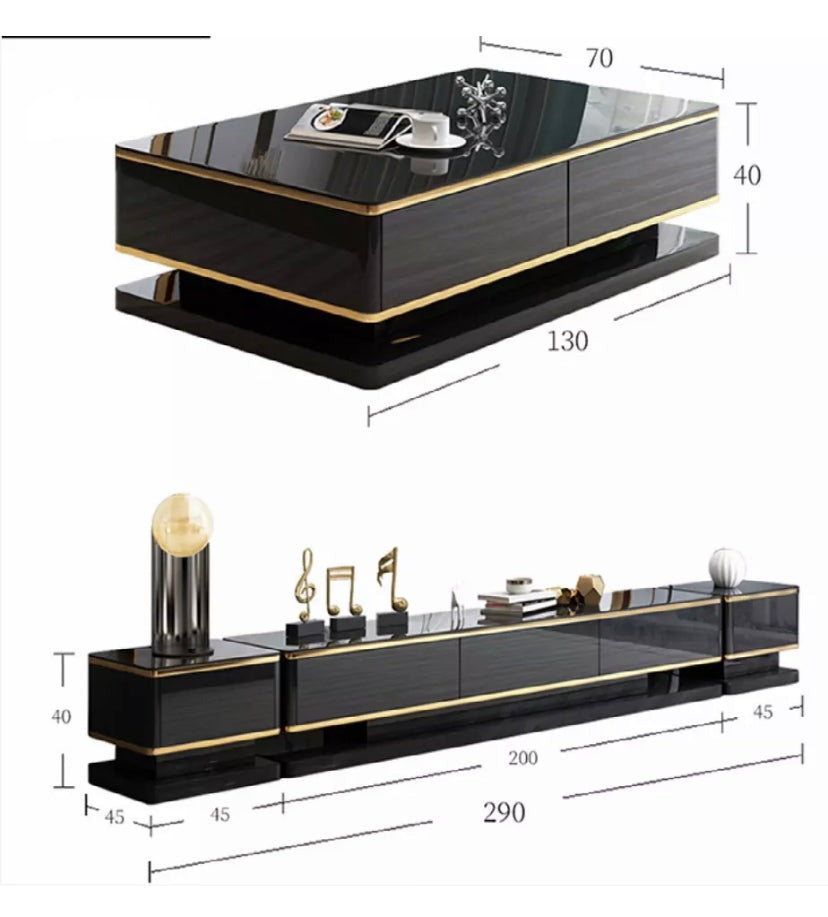 Conjuntos de soportes para TV, muebles modernos para gabinete de pared para TV, soporte para TV de madera maciza