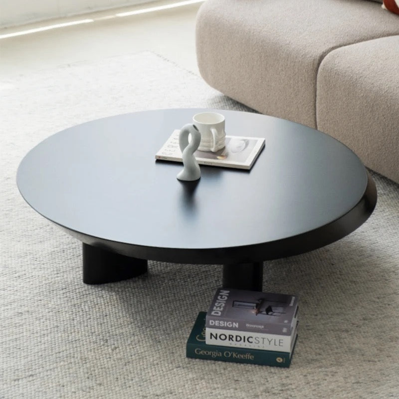 MAX Scandinavian Oval Wooden Coffee Table, Minimalist Nordic Design