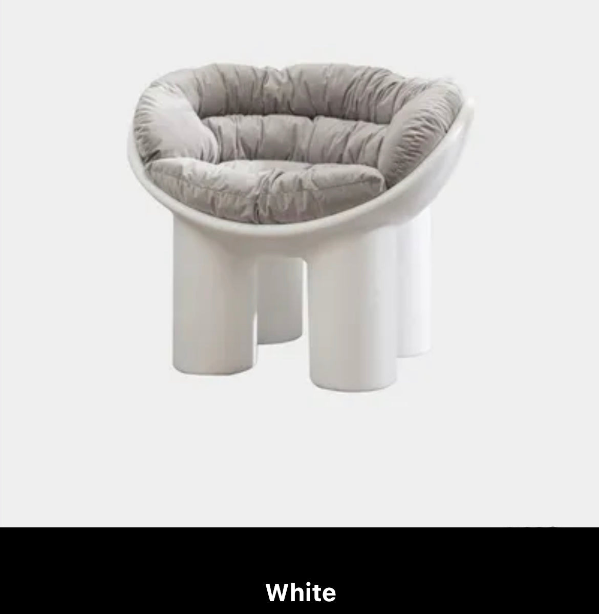 Stool Chair Modern Design PE Plastic Elephant Roly Poly Lounge Chairs