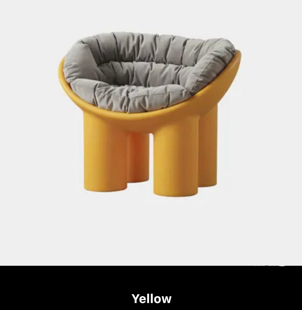Stool Chair Modern Design PE Plastic Elephant Roly Poly Lounge Chairs
