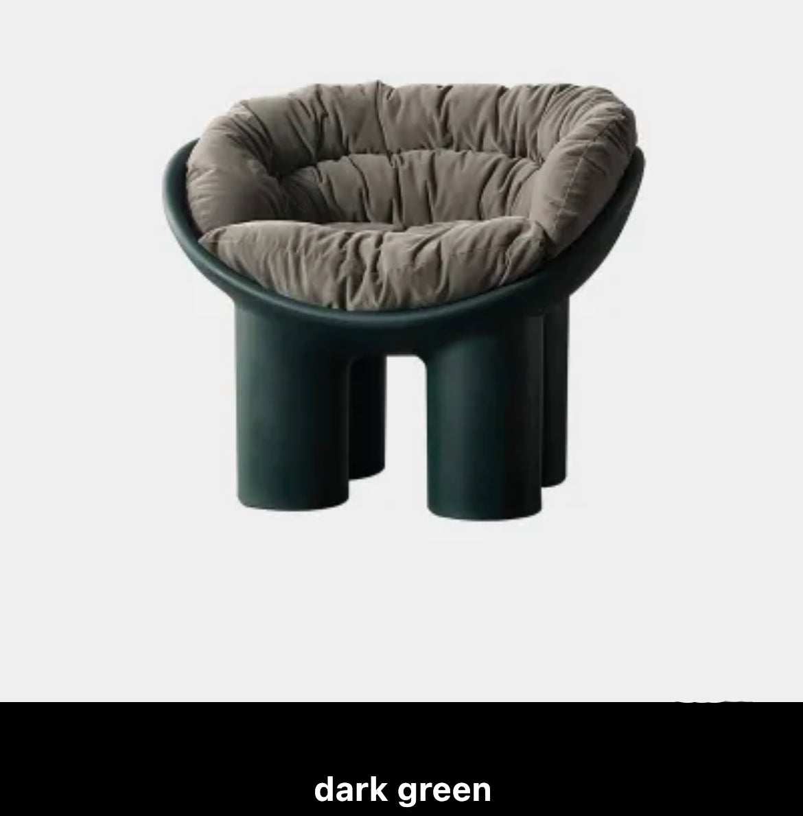 Stool Chair Modern Design PE Plastic Elephant Roly Poly Lounge Chairs