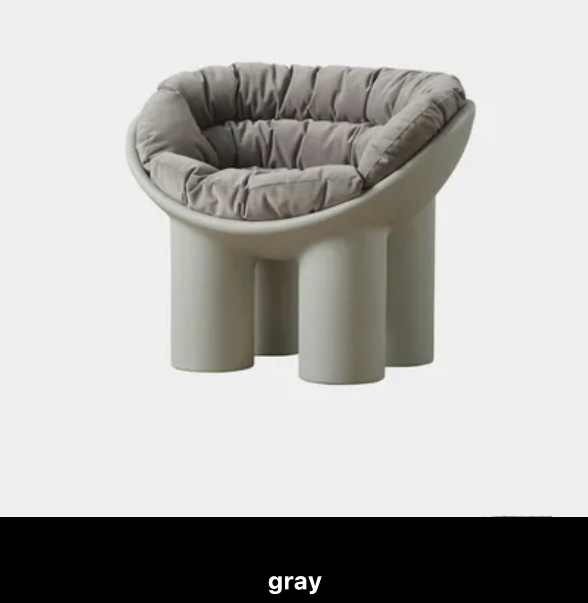 Stool Chair Modern Design PE Plastic Elephant Roly Poly Lounge Chairs
