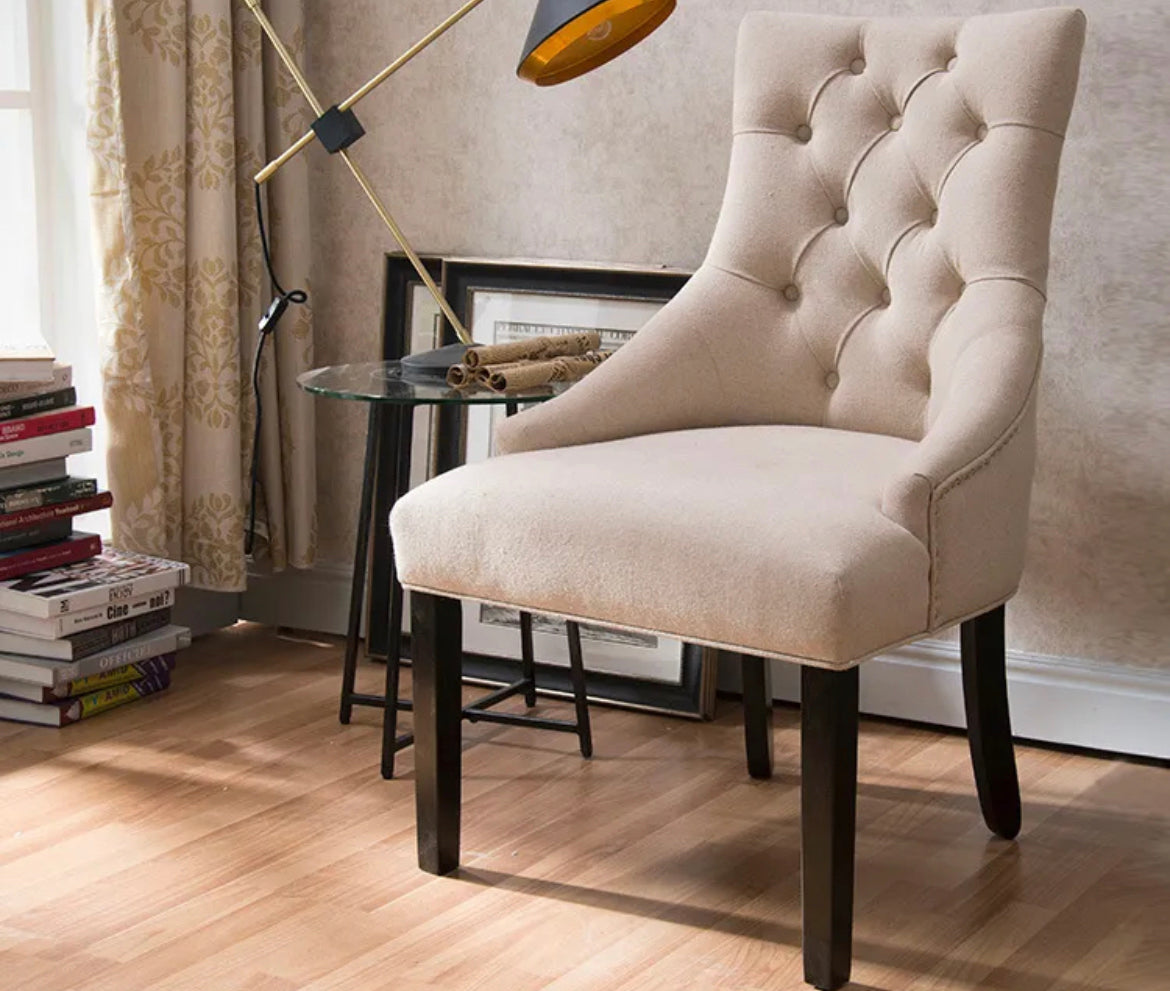 Modern Tufted Velvet Dining Chair - Luxury, Customizable