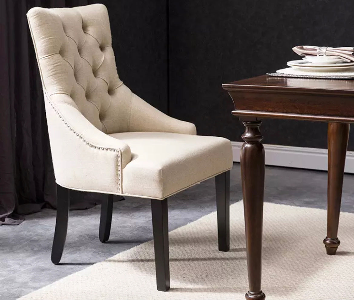 Modern Tufted Velvet Dining Chair - Luxury, Customizable