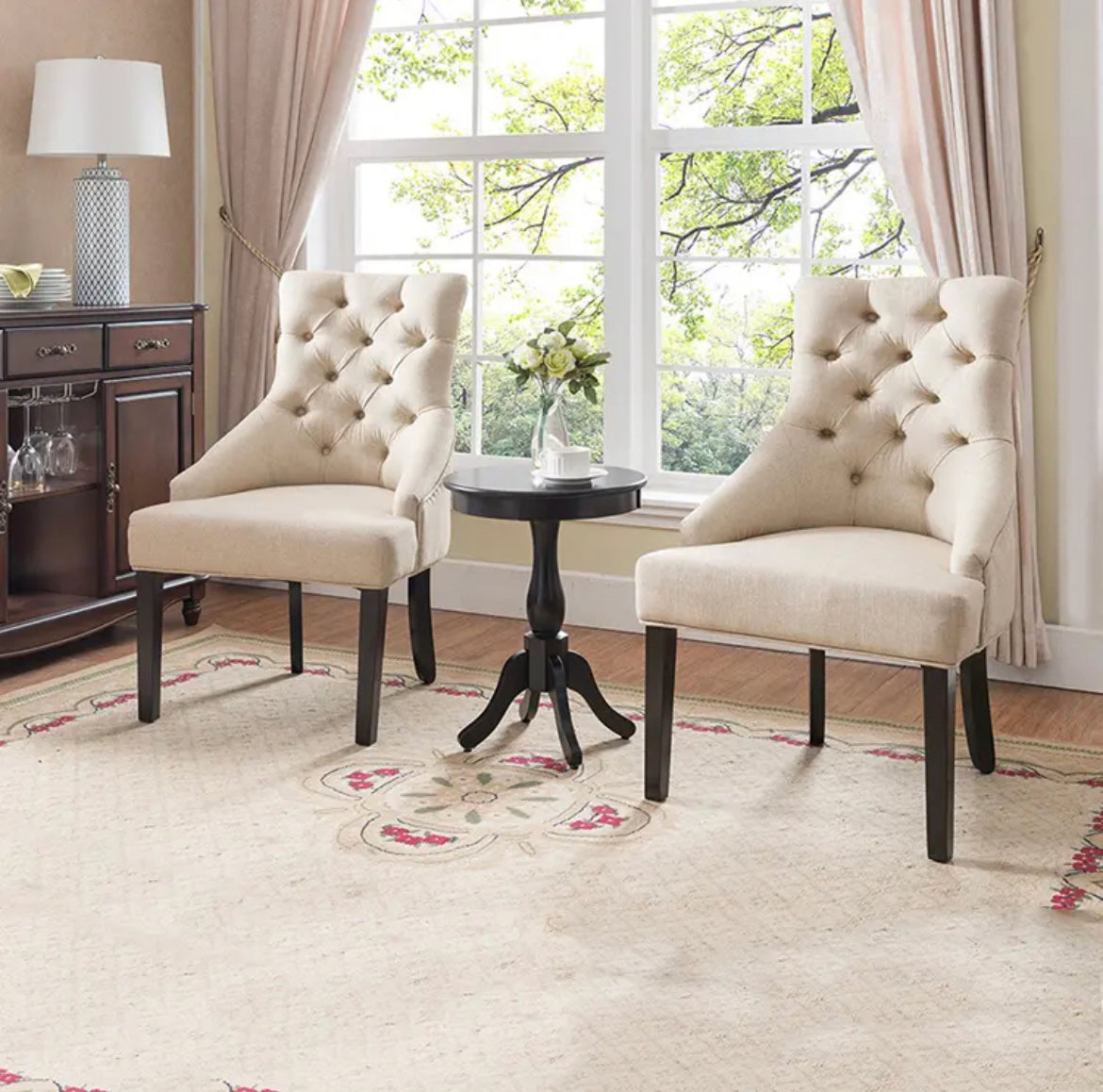 Modern Tufted Velvet Dining Chair - Luxury, Customizable