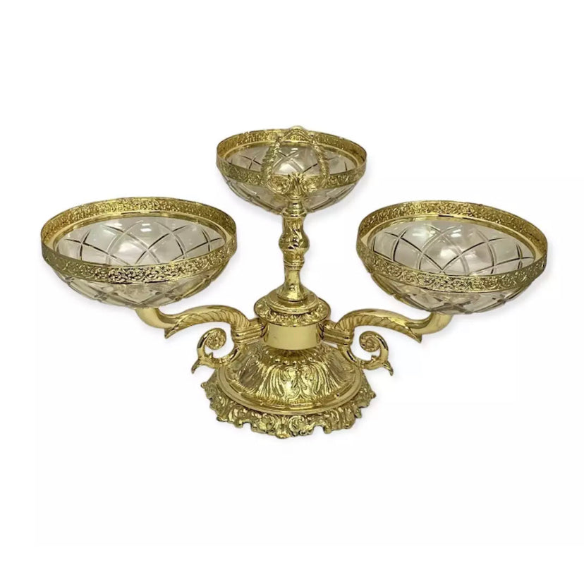 Crystal Vase Luxury Decorative Art Interior Handicraft Ornaments Gold Modern Nordic Style