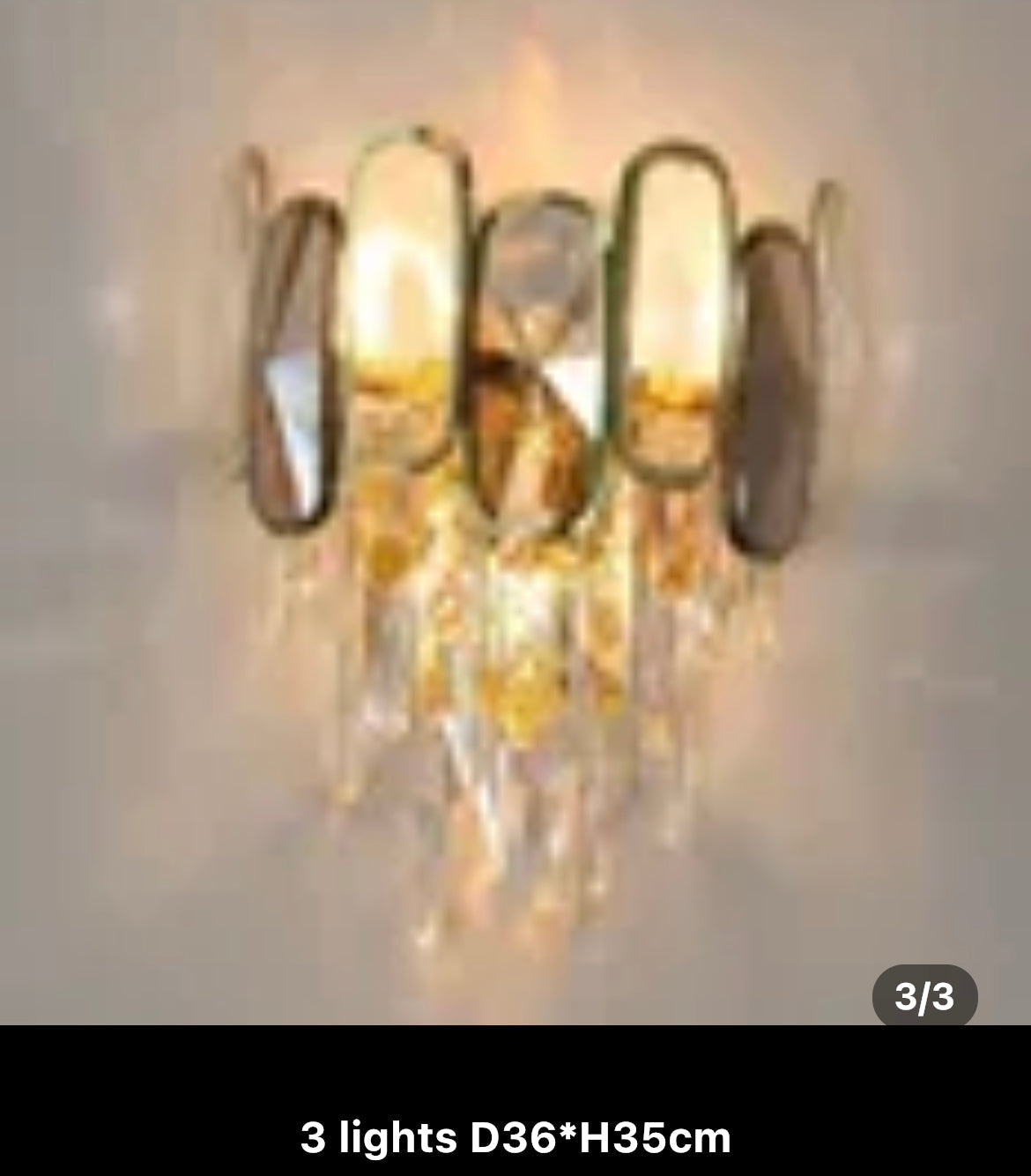 Lampe de table d'intérieur fantaisie en cristal doré, lampes de table au design moderne