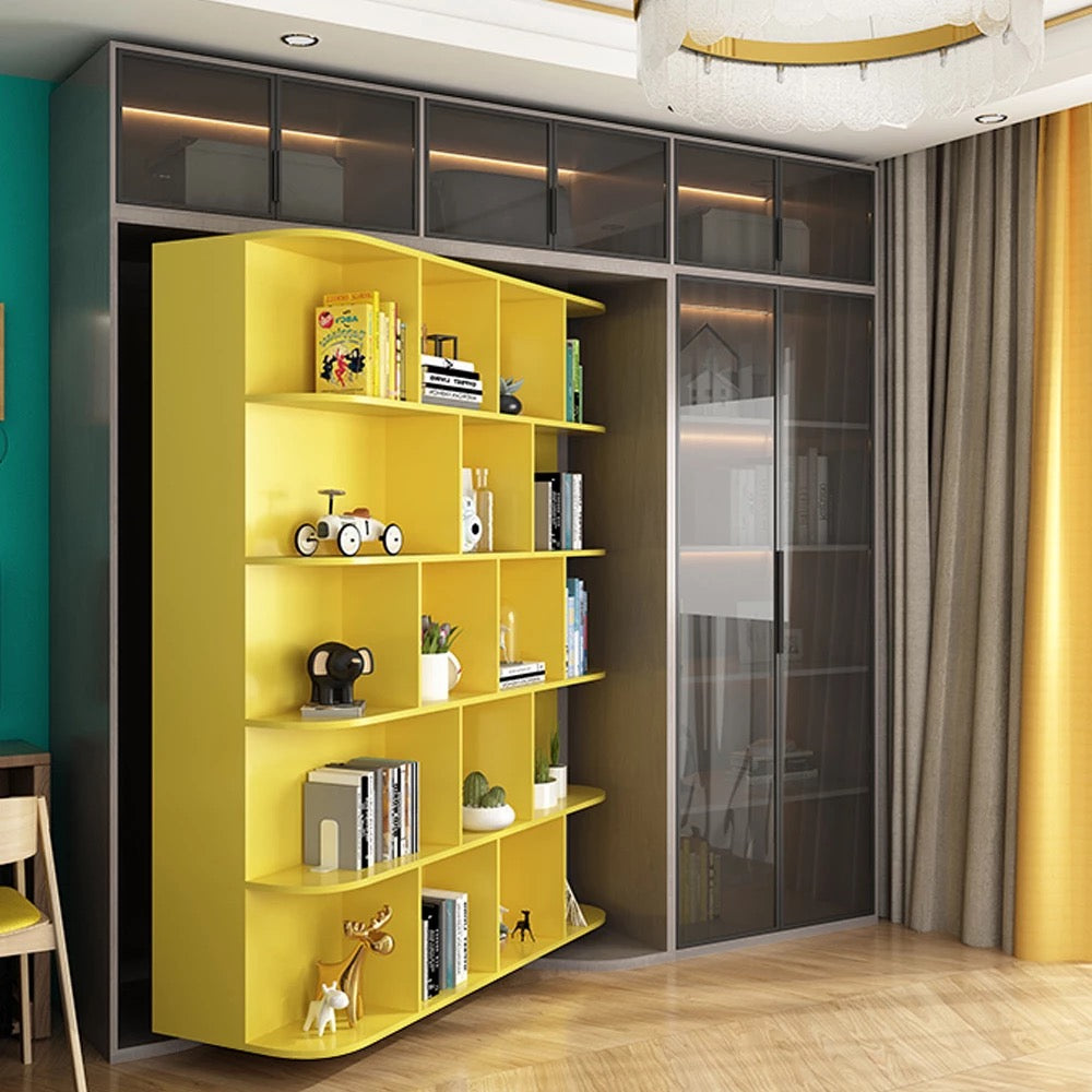 Wall Bed Custom Made Multipurpose Smart Bedroom Furniture Rotating Space Saving Hidden Wall Murphy Beds