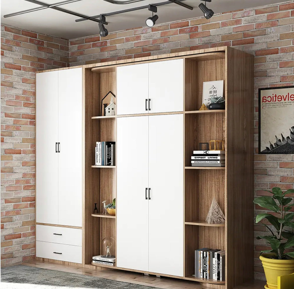 Wall Bed Custom Made Multipurpose Smart Bedroom Furniture Rotating Space Saving Hidden Wall Murphy Beds
