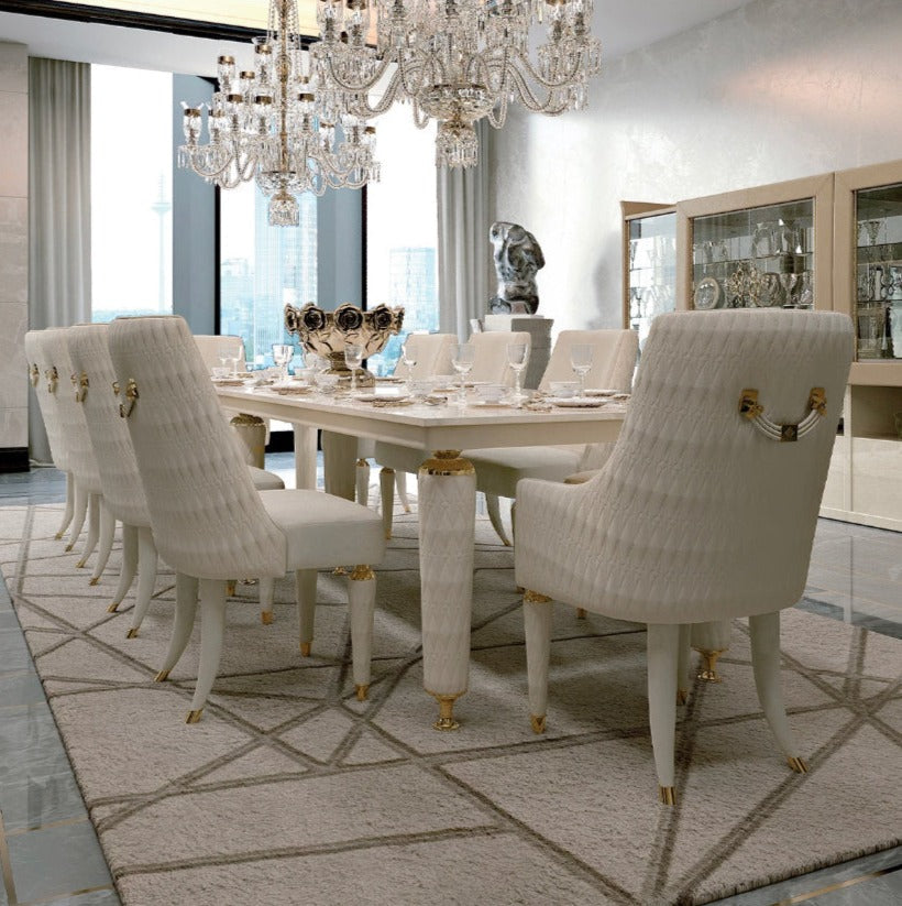 Dining Table Luxury Design Italian Antique Dining Table With Chairs Esstisch Set