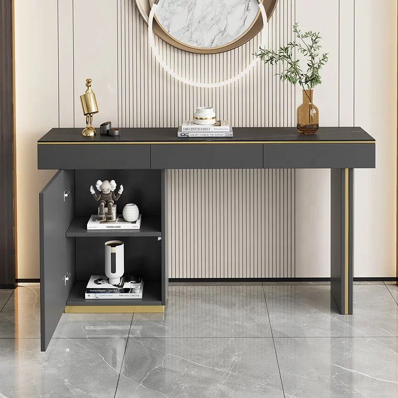 Consoles Wall Table Living Room Furniture Simple Modern Nordic Design Black Gold Porch