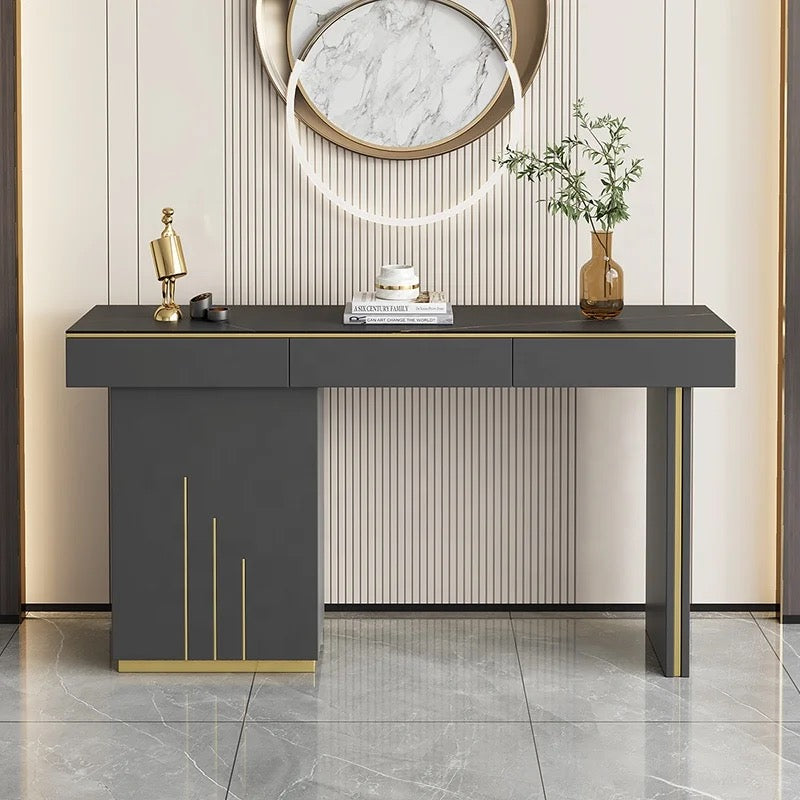 Consoles Wall Table Living Room Furniture Simple Modern Nordic Design Black Gold Porch