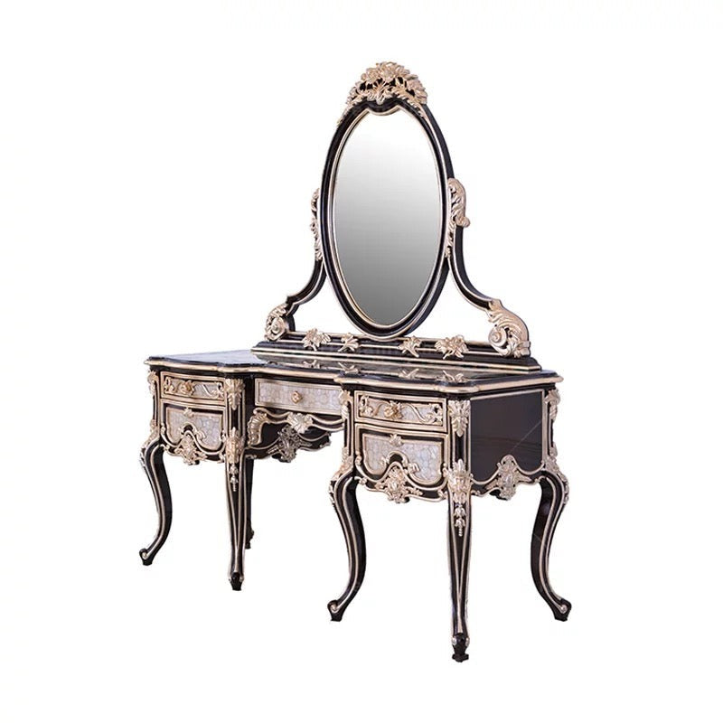 Master Bedroom Makeup Vanities Antique Home Furniture Classic Baroque French Style Set