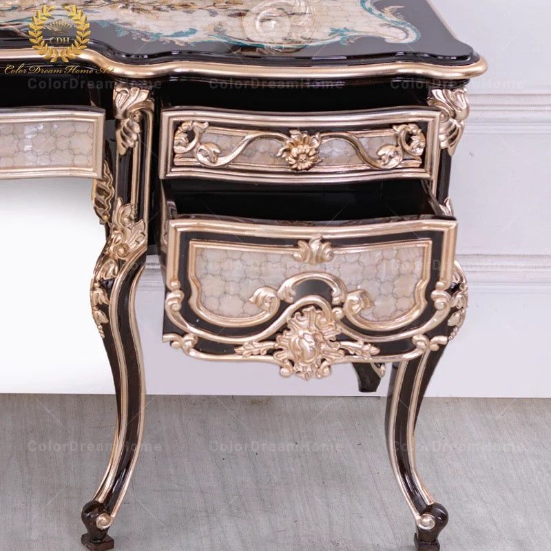 Master Bedroom Makeup Vanities Antique Home Furniture Classic Baroque French Style Set