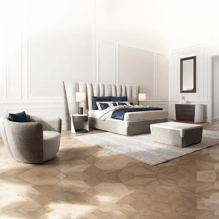 Living Room, Office Italian Leather Leisure Chair, Exclusive Modern Armchair