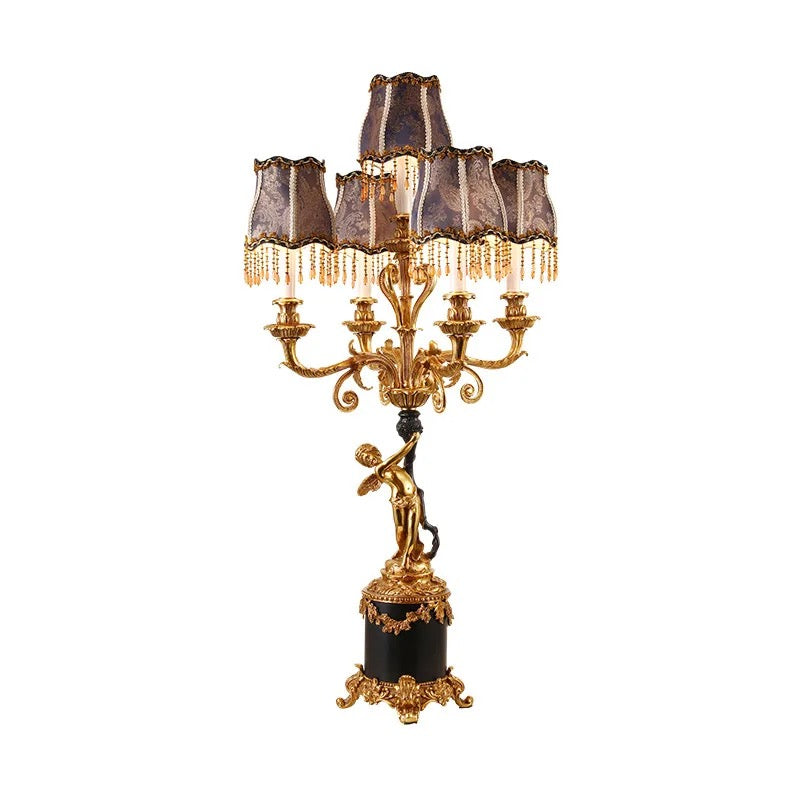 Table Lamp Italian Design Marble Copper Child LED Table Lamps