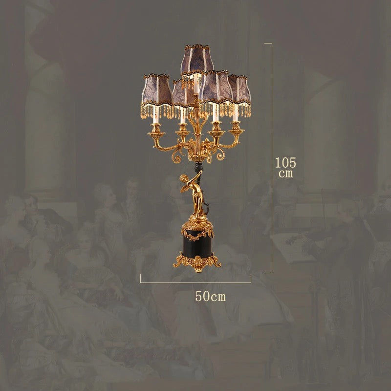 Table Lamp Italian Design Marble Copper Child LED Table Lamps