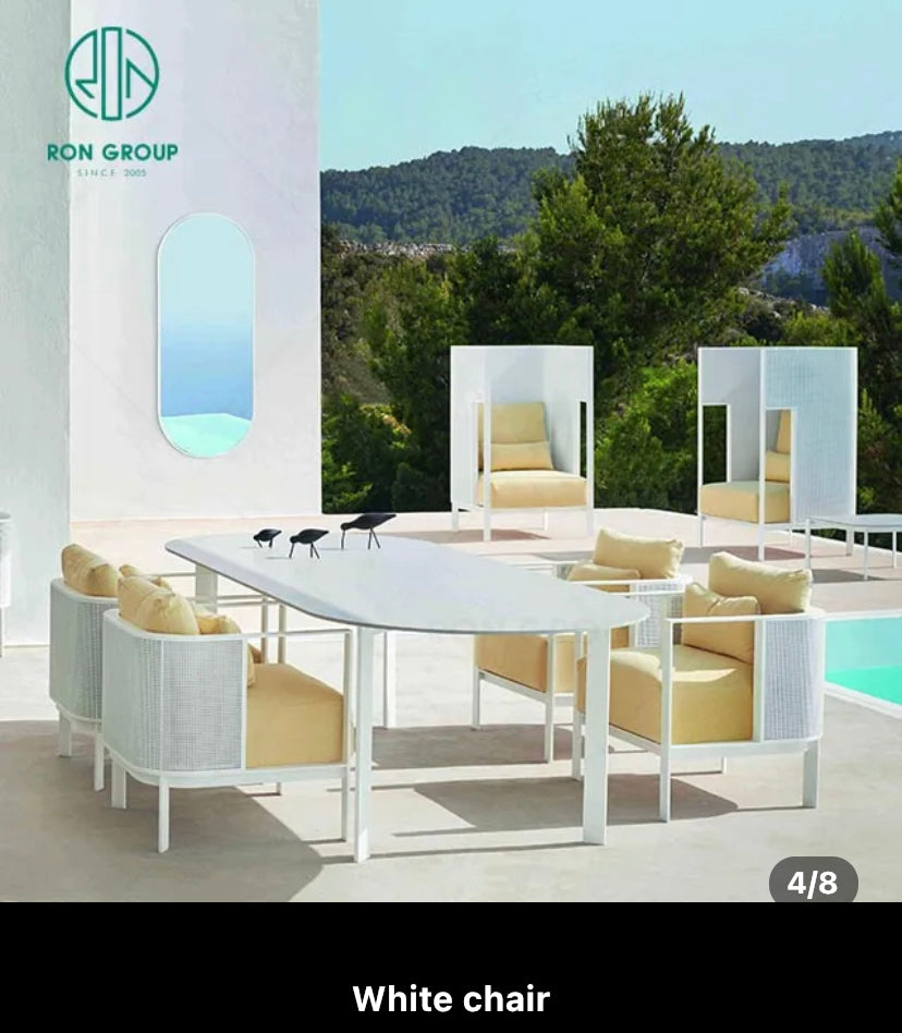 Outdoor Furniture Designer New Villa Hotel Garden Luxury Furniture Sets