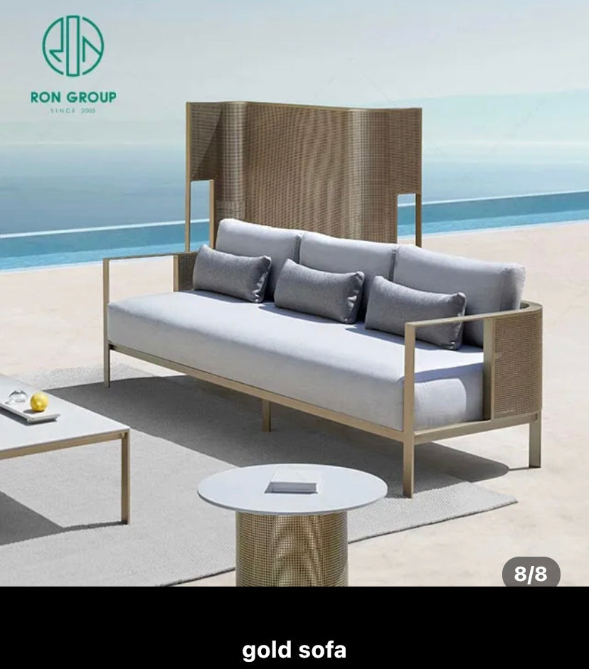 Outdoor Furniture Designer New Villa Hotel Garden Luxury Furniture Sets