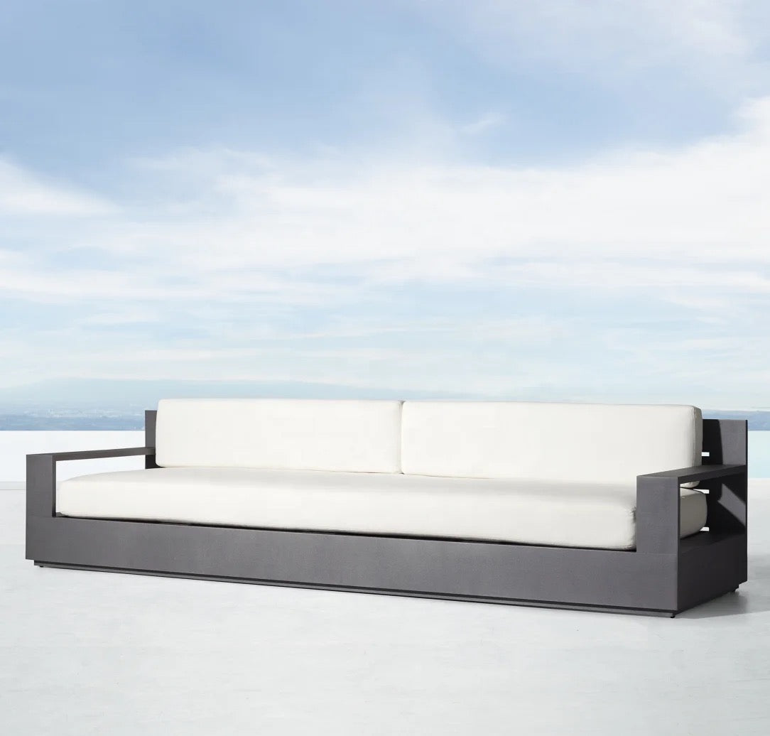 Outdoor Furniture Aluminium Design Patio Furniture Balcony Garden Leisure Lounge Sofa