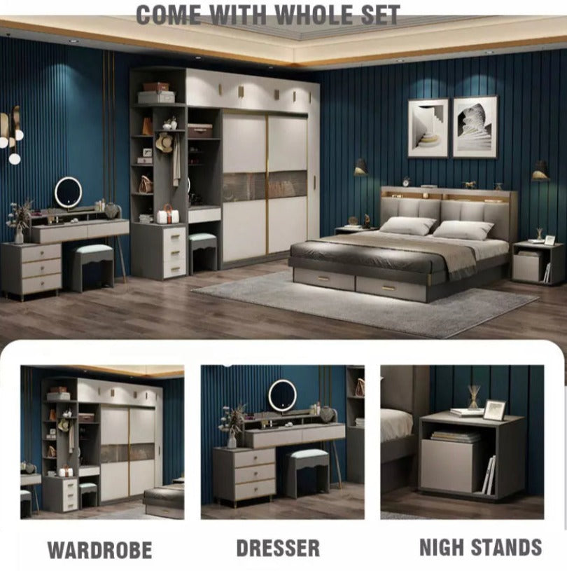 Bedroom Furniture Sets King Size Bed Bedroom Modern Design Bett Schlafzimmermöbel Set