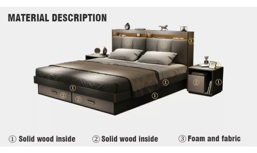 Bedroom Furniture Sets King Size Bed Bedroom Modern Design Bett Schlafzimmermöbel Set