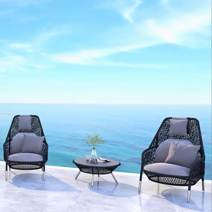 Outdoor Furniture Wicker Garden Balcony Rattan Courtyard Leisure Furniture Set