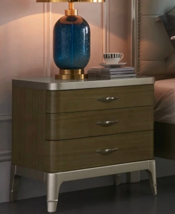 Bedroom Furniture Sets Villa Luxury Furniture King Size Betten Master Bedroom Set Gold European Leather Bed