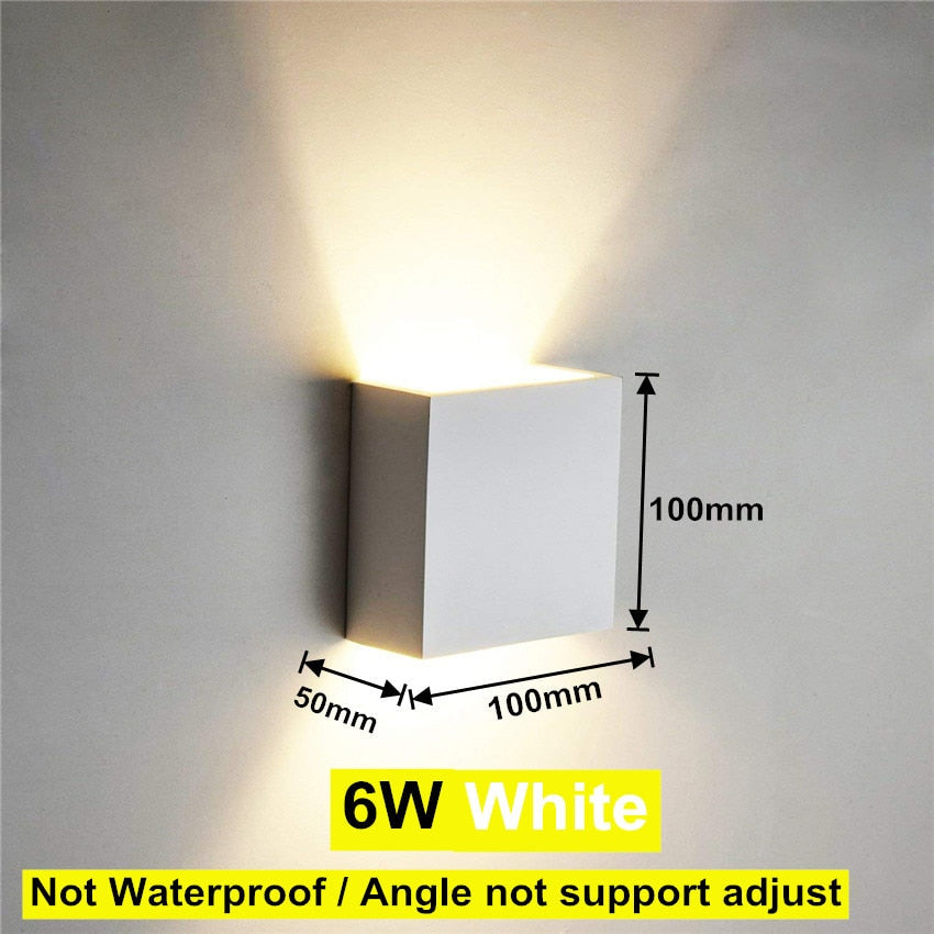 Wall Lamps Waterproof Surface Mounted LED Wall Light Indoor Outdoor Wall Lights