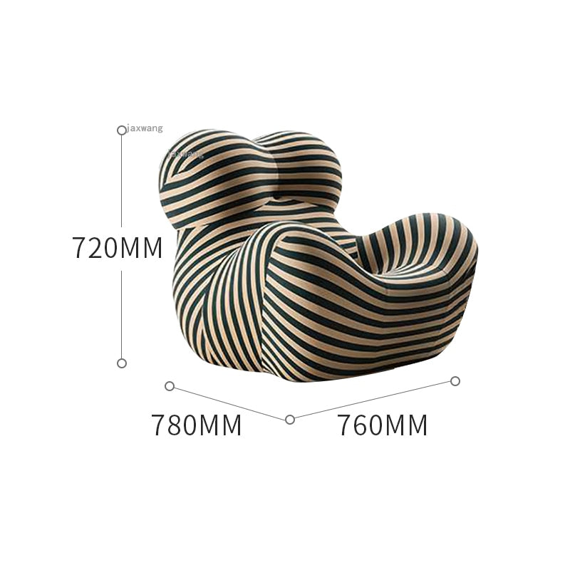 Canapé en tissu nordique, canapés de loisirs décontractés minimalistes