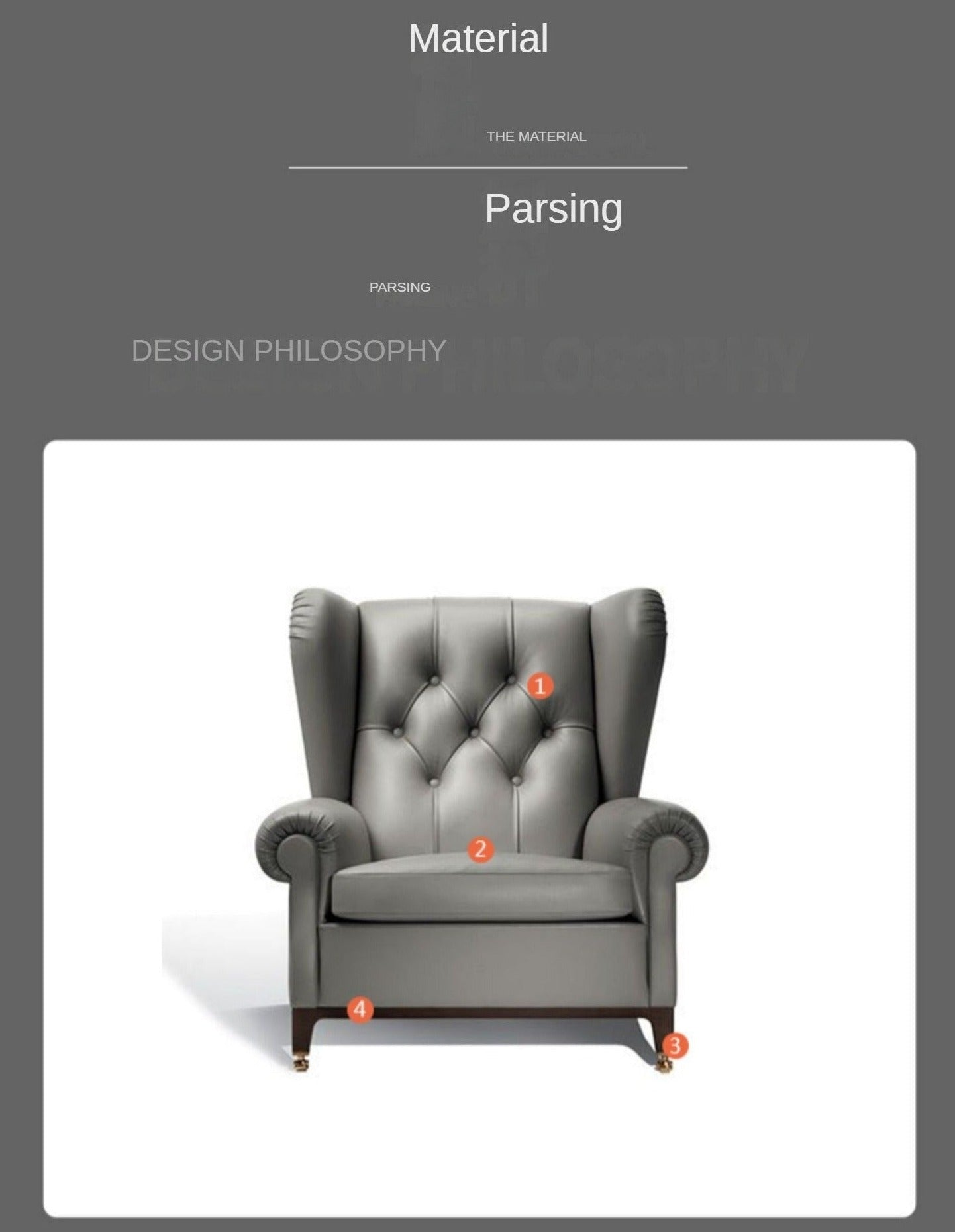 Club Chair Italian Imported Sessel First Layer Leather Cigar Sessel Tiger Stuhl Luxury Armchair